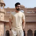 Klozee Classic Beige Crew Neck T-Shirt